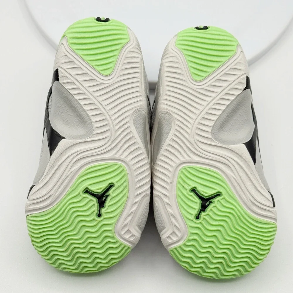 Jordan Toddler Tatum 3 Shoes Size 7C White/Black/Green, NEW‎